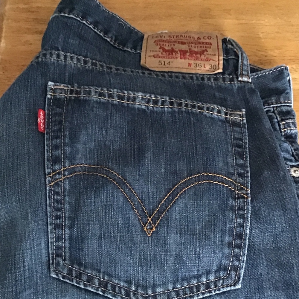 Levi's Dark Blue Denim Jeans